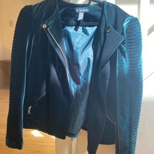 Green Emerald Velvet Photo Jacket